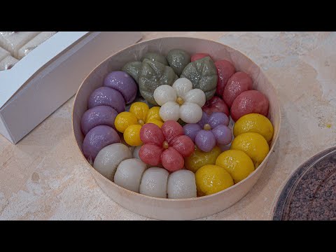 Видео: Удивительно! Искусство создания красивых корейских рисовых пирожных