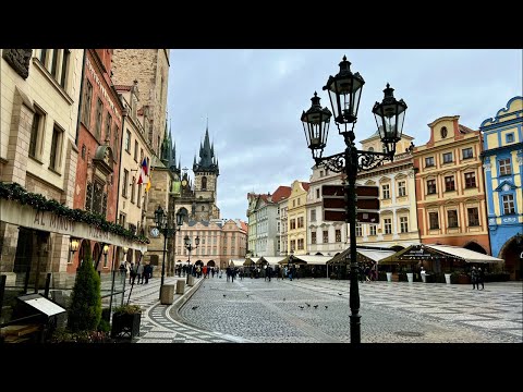Видео: Воскресная прогулка по Праге