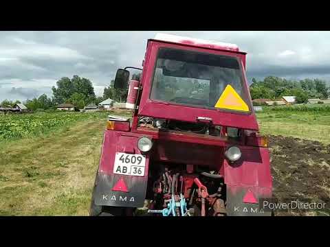 Видео: Т25.Июльская Вспашка Степи.+Пресс.