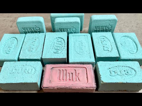 Видео: Painted dry soap ASMR Крашенное мыло Хруст мыла АСМР мыло