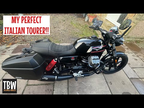 Видео: Moto Guzzi V7 теперь идеальный туристический мотоцикл!!