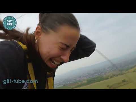 Видео: Скок с бънджи от балон с ваучер от Gift Tube