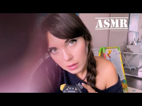 Видео: АСМР/ASMR Рисую на твоём лице/ Неразборчивый шёпот