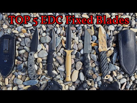 Видео: ТОП-5 ножей с фиксированным лезвием для EDC