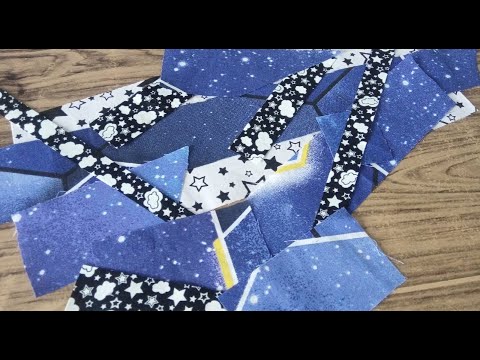 Видео: Ни один лоскуток не убежит. Способ утилизации самых мелких лоскутов. Лоскутное шитье для начинающих