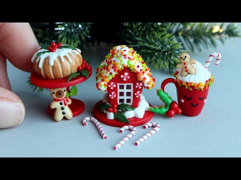 Видео: Праздничный стол🥰🌟🎄Посуда из полимерной глины\Festive table🥰🌟🎄Polymer clay tableware