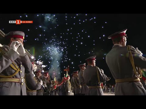 Видео: Тържествена заря-проверка по случай 117 години от обявяването на независимостта на България 22.09.25