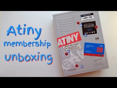 Видео: 🥇 Atiny membership unboxing 🥇 распаковка-обзор мембершипа Ateez