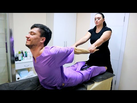 Видео: ASMR Стретчинг массаж с хрустами от Алёны