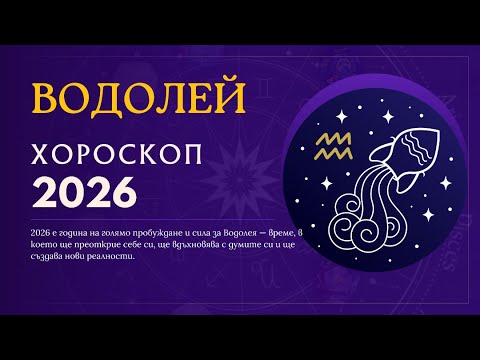 Видео: Хороскоп 2026: Водолей ♒