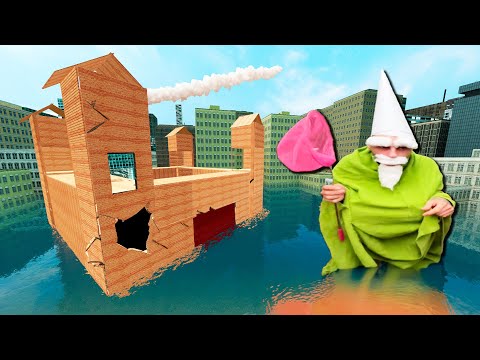Видео: СМОЖЕТ ЛИ GNOME CRAWLY РАЗРУШИТЬ НАШУ КРЕПОСТЬ В ГАРРИС МОД ► Garry's Mod