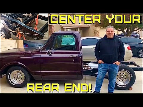 Видео: Как отцентрировать заднюю часть вашего Chevrolet C10 или Hot Rod
