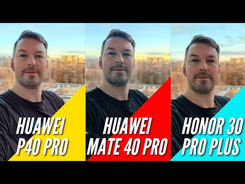 Видео: Переплата? HUAWEI MATE 40 PRO vs HUAWEI P40 PRO vs HONOR 30 PRO PLUS. Сравнение Камер