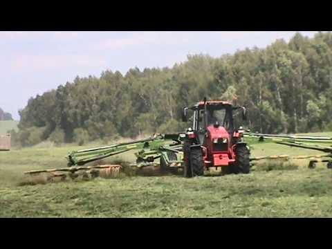 Видео: Заготовка сенажа: МТЗ, Fendt и CLAAS Jaguar 870 работают в команде!
