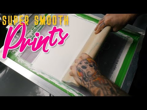 Видео: В ПОИСКАХ СЕКРЕТОВ ГЛАДКОЙ ТРАФАРЕТНОЙ ПЕЧАТИ