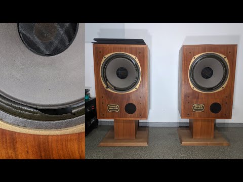 Видео: Ремонт динамиков Tannoy albury SL 105 замена подвесов, ремонт акустики Tannoy обзор на акустику