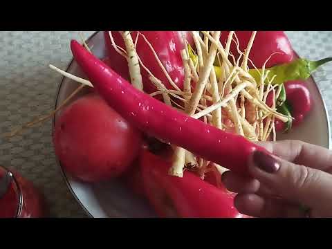 Видео: ГОТУЄМО СМАЧНУ ГОСТРЕНЬКУ АДЖИКУ👍