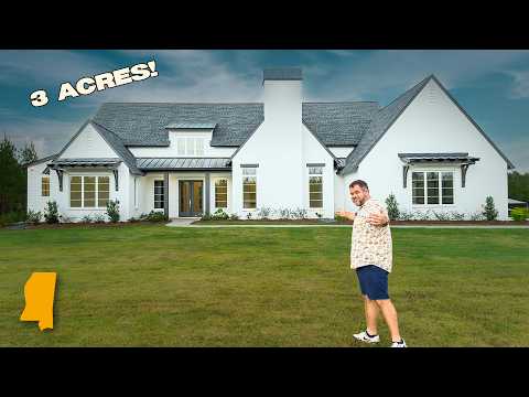 Видео: ВНУТРИ ПОТРЯСАЮЩЕГО и ОЧЕНЬ НЕОБЫКНОВЕННОГО НОВОГО ДОМА НА УЧАСТКЕ В КРАЙНЕМ КРАЙНЕМ БРЭНДОНЕ, МИ...