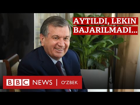 Видео: Ўзбекистон, Президент Мирзиёев ва 8 йил: Нималар айтилди, нималар бажарилмади? - BBC News O'zbek