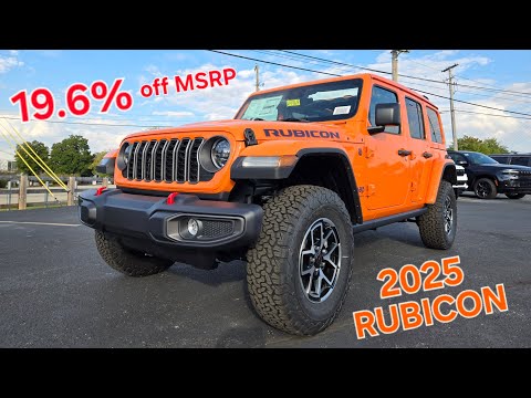 Видео: Jeep Wrangler Rubicon 2025 года в цвете Joose с электроприводом крыши (ОТЛИЧНОЕ ПРЕДЛОЖЕНИЕ!)