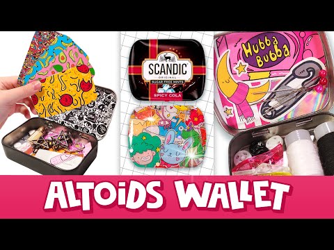 Видео: DIY: Коробочка, как в Pinterest со сменным декором | Altoids wallet ideas