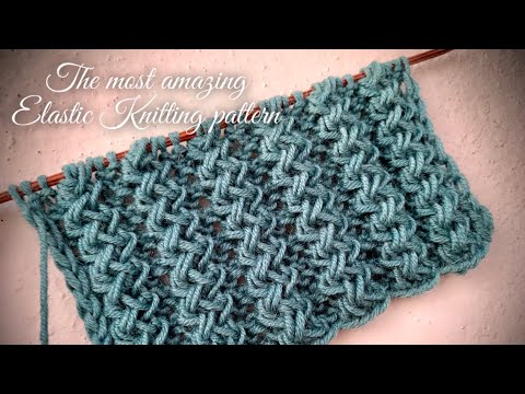Видео: ВЯЖЕМ САМУЮ КРАСИВУЮ ПЫШНУЮ РЕЗИНКУ СПИЦАМИ!!! / THE MOST AMAZING ELASTIC KNITTING PATTERN