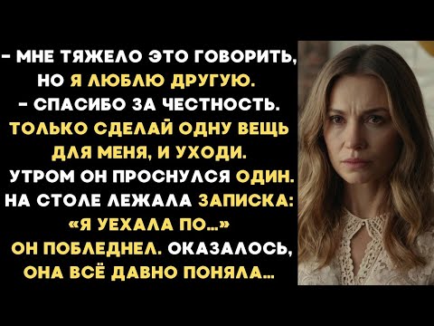 Видео: - Мне жаль, но я люблю другую. - Спасибо за честность, уходи. Но только сделай одну вещь для меня...