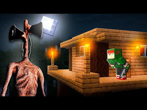 Видео: БЕЗОПАСНАЯ БАЗА ДЛЯ ВЫЖИВАНИЯ АТАКИ SIREN HEAD В MINECRAFT!!