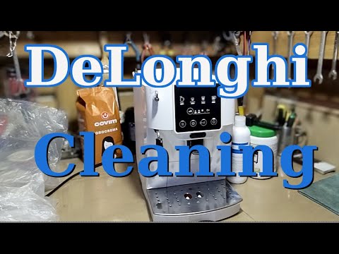 Видео: Кавомашина DeLonghi ECAM 220.20 W Magnifica Start cleaning