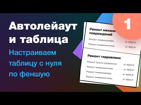 Видео: ⚡️ Автолейаут в Фигме и таблица с линиями. Как настраивать. Фишки, секреты и хорошее настроение