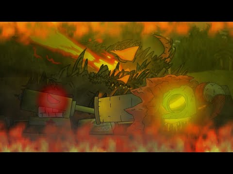 Видео: СОВЕТСКИЙ МОНСТР ТЕПЕРЬ НАШ! КВ 6 ПРОТИВ АДСКОГО БЫКА! •Мультик про танки•