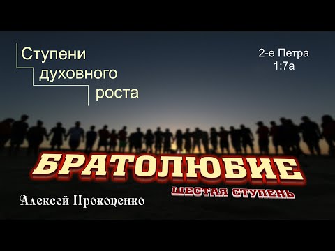 Видео: Братолюбие | Ступени духовного роста. Шестая ступень. | Алексей Прокопенко