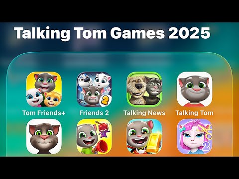Видео: Игры Talking Tom 2025: Мой Говорящий Том и друзья+, Talking News, Tom Blast Park, Tom Gold Run, T...