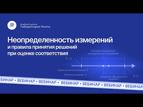 Видео: Неопределенность измерений и правила принятия решений при оценке соответствия | УЦ Лаборатория Роста