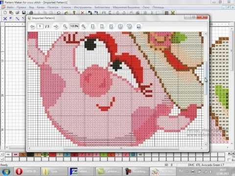 Видео: Создание схемы вышивки по простой картинке.wmv
