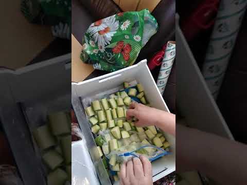 Видео: Заморозка кабачков на зиму