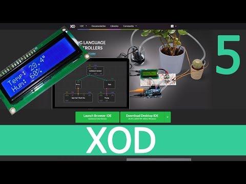 Видео: XOD IDE Урок 5 - экран LCD 1602 I2C, делаем метеостанцию