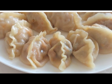 Видео: ПАРОВЫЕ ПЕЛЬМЕНИ С РИСОВОЙ МУКОЙ 👌КИМЧИ МАНДУ 김치만두