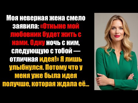 Видео: Моя жена заявила: «Отныне мой возлюбленный будет жить с нами». Она подумала, что совместные ночи