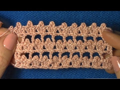 Видео: Узор дорожками, схема