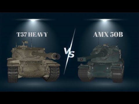 Видео: T57 HEAVY VS AMX 50B!!! Какой лучше?!