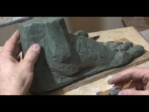 Видео: Лепка и рисунок стопы. Часть 2 (Уроки скульптуры и рисунка)