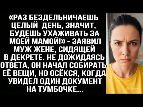 Видео: Семейные обязанности: как не потерять себя в декрете