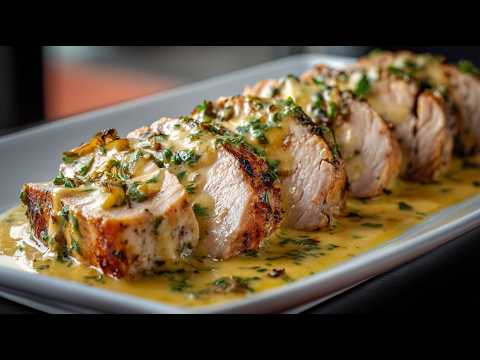 Видео: Все влюбятся в этот свиной филе с кремовым горчичным соусом! Вкусно и очень просто!