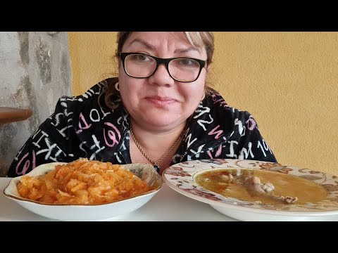 Видео: МУКБАНГ 🍽 ТУШЁНАЯ КАПУСТА/СУПЧИК MUKBANG/ SOPA CON CODORNICES