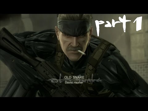 Видео: Metal Gear Solid 4: Guns of the Patriots (MGS 4) Прохождение с русскими субтитрами #1