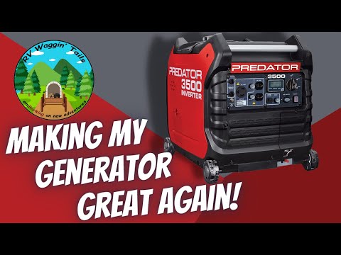 Видео: Инверторный генератор Predator 3500 | Замена свечей зажигания, воздушного фильтра и удаление адсо...