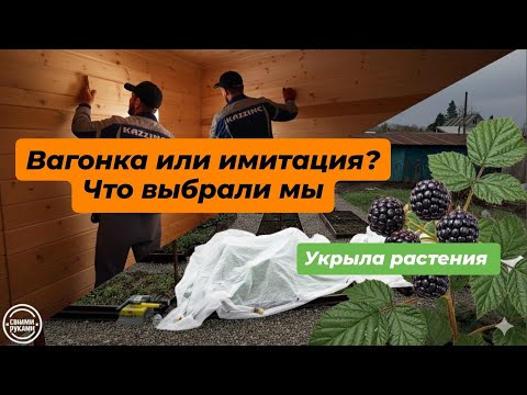 Видео: 🏡Внутренняя отделка дома. Утепление водопровода. Какие растения я укрыла🫐