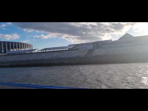 Видео: Лукоморье и т/х "Аурум", Стрелка,  Речной вокзал Нижнего Новгорода. 26.10.23