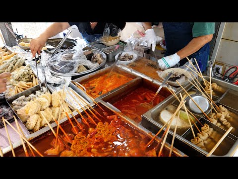 Видео: Чистый магазин Ттеокбокки на улице / Ттеокбокки, Мороженое, Жареное | Корейская уличная еда